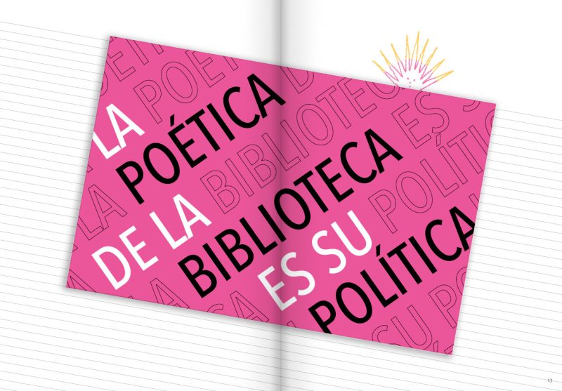 Manifiesto poético|político por la investigación de|en la biblioteca pública